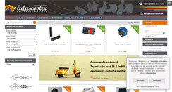 Desktop Screenshot of luluscooter.si